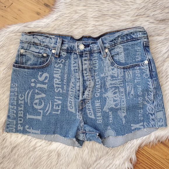 Levi's Pants - Levi's 501 High Rise Cut Off Shorts Size 29